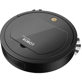 Resim Homyl Hardfloor Pet Saç Halı Için Otomatik Robot Siyah Siyah 