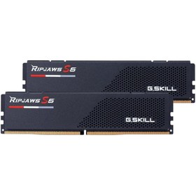 Resim GSKILL Ripjaws S5 Siyah DDR5-6000Mhz CL36 32GB (2X16GB) DUAL (36-36-36-96) 1.35V Ram F5-6000J3636F16GX2-RS5K 