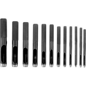 Resim CelestialCo Yuvarlak Çelik Deri Zanaat Içi Boş Delik Yumruk Alet Kesici Kemer Kayış Bel Bant Plastik Ahşap Diy Yumruk Için Çalışıyor (Yurt Dışından) 