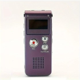Resim Willowhaven 8gb 650 Saat Mor Çok Amaçlı Şarj Edilebilir Dijital Ses Kayıt Cihazı Mp3 Çalar 