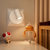 Resim Duvar Montajlı 360° Dönebilen Akıllı Alacakaranlık'tan Şafağa Sensörli LED Gece Lambası, 2700K Yumuşak Sıcak Beyaz Işık, 0.5W Enerji Tasarruflu Fiş Tipi C (C-Tipi, 220-240V), Koridor, Yatak Odası, Çocuk Odası, Mutfak, Merdivenler İçin Otomatik Gece Işığı | Geometrik Tasarım | Çağdaş Aydınlatma, Oda için Işıklar 