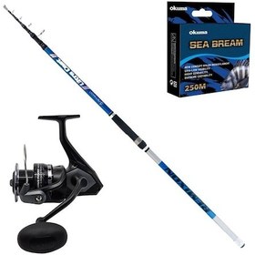 Resim Remixon Ultracast 420cm - Okuma Wave Power 6000 Surf Olta Seti 