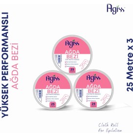 Resim Agiss s Ağda Bezi 25 Metrex3 Adet 