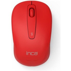 Resim OEM Inca Kırmızı Silent Wireless Mouse Sessiz Kırmızı Kablosuz Mouse 