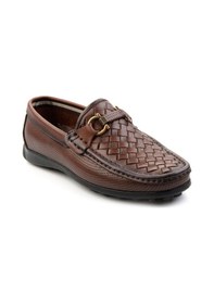 Resim Bambi Kahve Leather Erkek Loafer Ayakkabı E01557255316 Kahve 