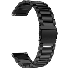 Resim MMPSHOP Samsung Uyumlu Galaxy Watch 46mm R800 22mm Çelik Metal Paslanmaz Kordon 