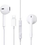 Resim iPhone için Kulaklıklar, Kablolu Stereo Ses Kulaklıkları Dahili Mikrofon ve Ses Kontrolü, 14/13/12/11 Pro Max Xs/XR/X/7/8 Plus ile Uyumlu Kulaklıklar, Tüm iOS Sistemlerini Destekler - Tak ve Çalıştır! 