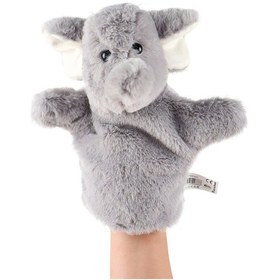 Resim El Kuklası Lily Elephant Gri Çok Renkli 