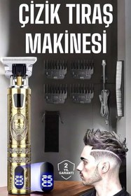 Resim Çizik Tıraş Makinesi Şarjlı Paslanmaz Çelik Bıçaklı Uzun Ömürlü 