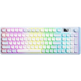 Resim Aıgo S99 SKY Realm Kırmızı Switch Mekanik Kablosuz Oyuncu Q Klavye 