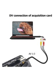 Resim Renvox USB AV Video Capture Adaptör | VHS, DVD, Kamera Görüntü Aktarma Cihazı | Tak Çalıştır Kayıt Kartı 