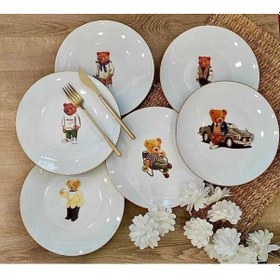 Resim Roy King Bear 6 Lı Servis Tabak 27 Cm 