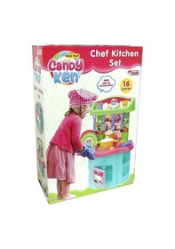 Resim Lisanslı Candy Oyuncak Mutfak Seti Büyük Boy Şef Mutfak Set 