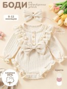 Resim It's Yours Yeni Doğan Bebek İçin Body Elbise 366525760 Bej 