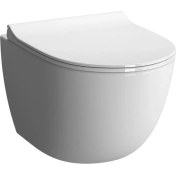 Resim Vitra Sento Rim EX A0559 +Vitra Sento Soft Slim Klozet Kapağı 120-003-009 