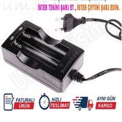 Resim Narita Nrt 825 2000 Ma Lı On 2X18650 Pil Şarj Cihazı 2X18650 Pil 