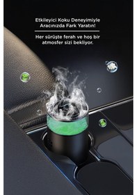 Resim Araç İçi Aroma Difüzörü Hava Nemlendirici Şarjlı Oda Ve Araba Kokusu Tcf01 Secret Forest 