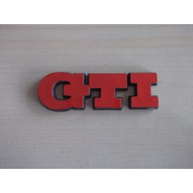 Resim GTI BAGAJ YAZISI KIRMIZI (PLASTİK) GTI LOGOSU), GTI ARMASI, GTI YAZISI, GT LOGO 