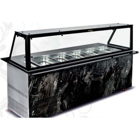 Resim Dampak Saladbar, Isıtmalı, Çift Kapılı 255 Litre 150 X 70 X 85 Cm 