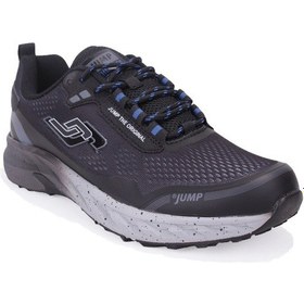 Resim Jump 30519 Siyah Gri Ortopedik Ortopedik Günlük Erkek Spor Ayakkabı Siyah Gri 