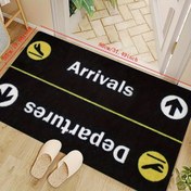 Resim 1 adet Gelişler ve Çıkışlar Kapısı - Kaymaz Giriş Matı ile Geliş/Çıkış İşaretleri, Hafif Polyester İç/Dış Mekan Matı için Ön Kapı, Mutfak, Veranda - Makinede Yıkanabilir, Tüm Mevsim Ev Dekoru - Mükemmel Ev Hediyesi, Noel, Cadılar Bayramı Hediyesi 