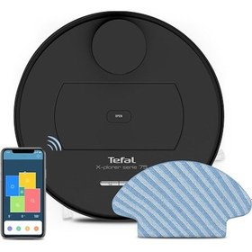 Resim Tefal RG7675 X-Plorer Serie 75 Mop Özellikli Akıllı Robot Süpürge 