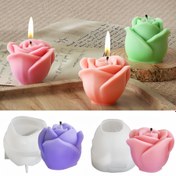 Resim 2 adet Gül Çiçeği Mum Silikon Kalıpları, 3D Gül Çiçeği Kalıpları, Alçı Kalıpları, Mum Yapmak İçin Gül Çiçeği Süsleri Kalıpları, Reçine, Mum, El Yapımı Balmumu Sabun, Ev Dekorasyonu, El Sanatları 