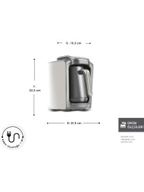 Resim Karaca Hatır Neo Otomatik Kahve Makinesi 1000 ml Starlight Renkli Taşma Önleyici Özellik 
