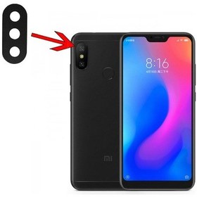 Resim Xiaomi Uyumlu Redmi 6 Pro A2 Lite Arka Kamera Lens (298382486)-Siyah 