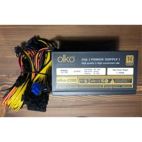 Resim Olko MK-2200SP 2200W 96+ 2 Fanlı Mining Powersuply Kutulu 