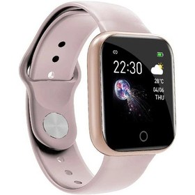 Resim Fitness Takipçisi Akıllı Saat I5 Kalp Atış Hızı Monitörü Su Geçirmez Ip67 Su Geçirmez - Pembe İzleyici 