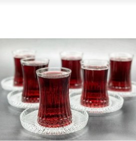 Resim Elysia Çay Bardağı Ve Çay Tabağı 12 Parça 
