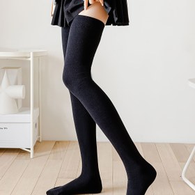Resim Kadınlar İçin Ekstra Uzun Uyluk Çorapları - 80cm/31.5" Kadar Genişletilmiş Kaplama - Şık Günlük ve Resmi Kullanım - Yumuşak Dayanıklı Malzeme, Uzun Boylu Kadınlar için Moda Aksesuarı, Zarif Tasarım, Rahat Kalıp, Stil Sahibi 