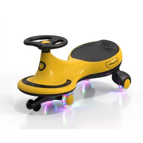 Resim KidsnJoy Ridenjoy Swing Car - Yellow - Yellow 