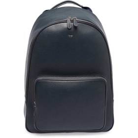 Resim Lacivert Deri Erkek Sırt Çantası - S1SR00021443-A38 