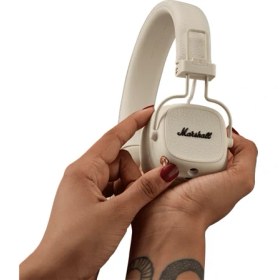 Resim Marshall Major V Kulaküstü Bluetooth Kulaklık Krem Renkli Mikrofonlu Aktif Gürültü Önleyici 