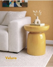 Resim Fargo Mantar Yan Sehpa - Sarı Sarı 