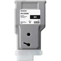 Resim Canon PFI-320BK Black Siyah Plotter Kartuş TM-200-300-305 
