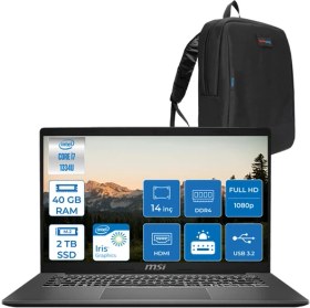 Resim Msı Modern 14 Intel Core I5 1334U 40GB Ddr4 2tb SSD Intel Iris Xe Graphics 14.0" Fhd IPS WIN11PRO Taşınabilir Oyuncu Bilgisayarı F13MGP15 + Zettausbbellek 