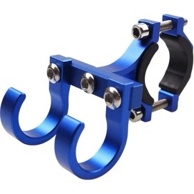 Resim Stellar3 Elektrikli Scooter Kanca Bisiklet Raf Tüp Depolama Askı Toka Kanca Ebikes Taşınabilir Çift Kask Raf Mavi (Yurt Dışından) 