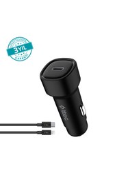 Resim Ttec SmartCharger PD 30W Araç Hızlı Şarj Aleti USB-C - Lightning Kablo 