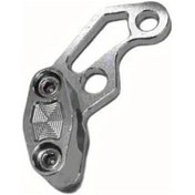 Resim Turcoshop11 1 Adet Evrensel Alüminyum Motor Bisikleti Klips Kelepçe, Atv Uyumlu Gümüş Motor Aksesuarları Destek Braketi 
