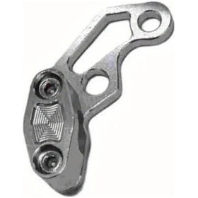 Resim Turcoshop11 1 Adet Evrensel Alüminyum Motor Bisikleti Klips Kelepçe, Atv Uyumlu Gümüş Motor Aksesuarları Destek Braketi 
