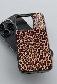 Resim Leopar Flexible Cam Kılıf 