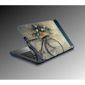 Resim Laptop Sticker Notebook Pc Kaplama Etiketi Bisiklet Çiçekler 