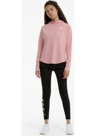 Resim PUMA Active Hoodie Bridal Rose Sweatshirt Gülkurusu 