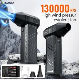 Resim Willowhaven 130000 Rpm Yüksek Güçlü Şarj Edilebilir 8000mah Portatif Toz Toplayıcı Üfleyici 