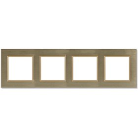 Resim Makel Saten Dore Metal Lumia Dörtlü Çerçeve (MAKEL.63153704) 
