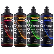 Resim Netfer 4'lü Marin Tekne Pasta Cila Set - 4x1 L 