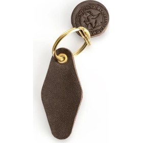 Resim Ca-Leather Deri Klasik Stil Anahtarlık No:1 Kahverengi 